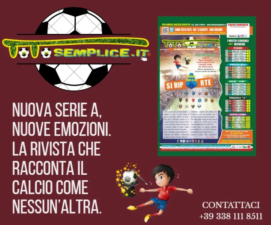 <p>La tua rivista sul calcio gratis a casa tua</p>