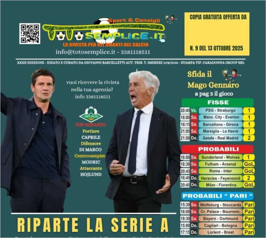 Dopo la sosta tornano le grandi sfide. La Serie A è pronta a ripartire con un weekend ricco di emozioni.