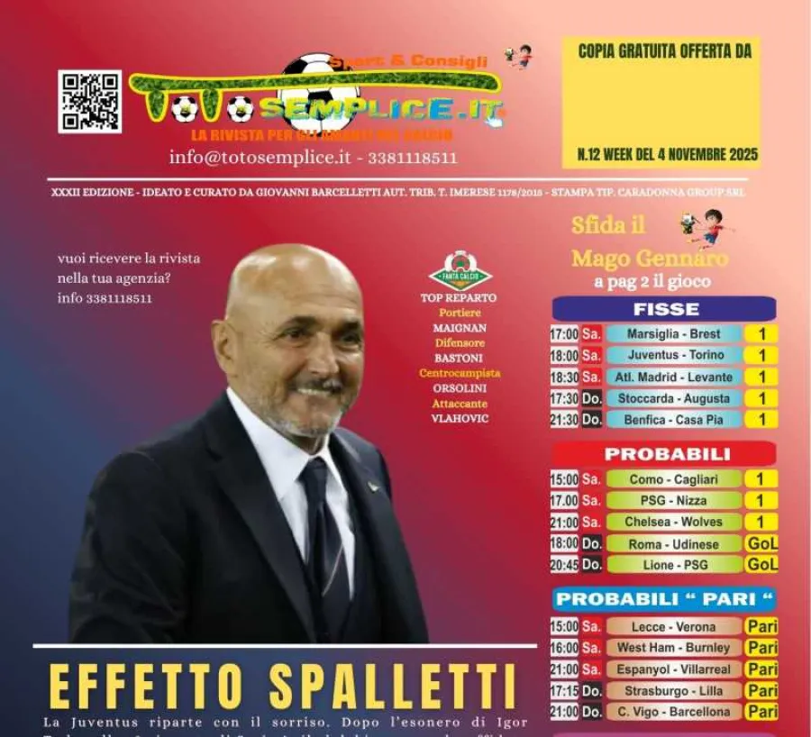 Spalletti nuovo allenatore della Juve. Torna in panchina dopo l’esperienza con la Nazionale.