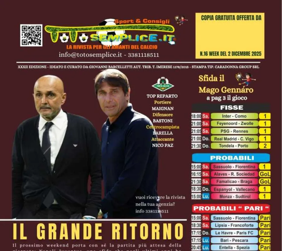 Napoli–Juventus, il grande ritorno. Spalletti ritrova il Maradona.