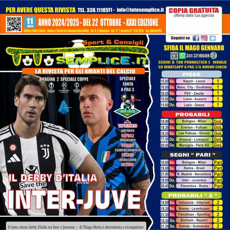 La rivista del calcio