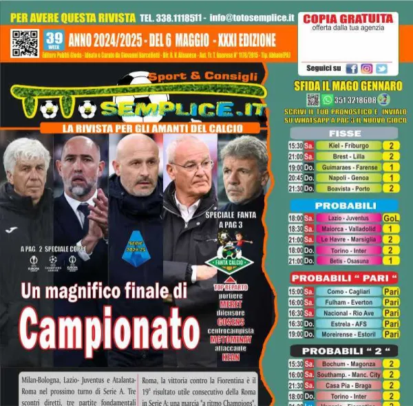 La rivista del calcio